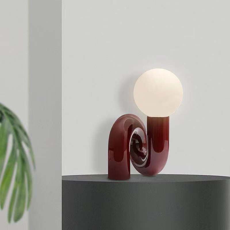 Diseñador de la casa de la lámpara de la lámpara de escritorio de la sala de estar personalizada del inquilino modelo de vidrio de lujo de diseño moderno sala de estudio