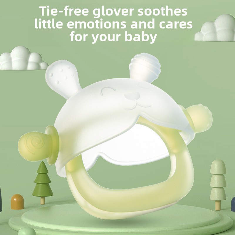 Baby Teether & Pacifier, Anti-Sucking Silicone Chew Toy