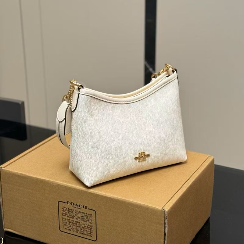 2026 C-Brand new Laurel mini hobo bag with monogram pattern, shoulder/crossbody bag, accessory, and small tote for underarm carry