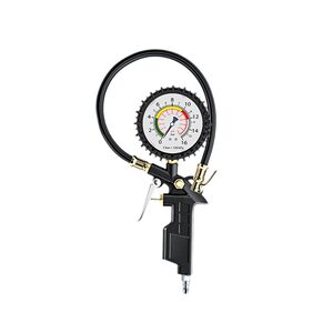 YIJU デジタル表示タイヤ圧力計 油浸液晶高清 車自転車オートバイ対応 高評価