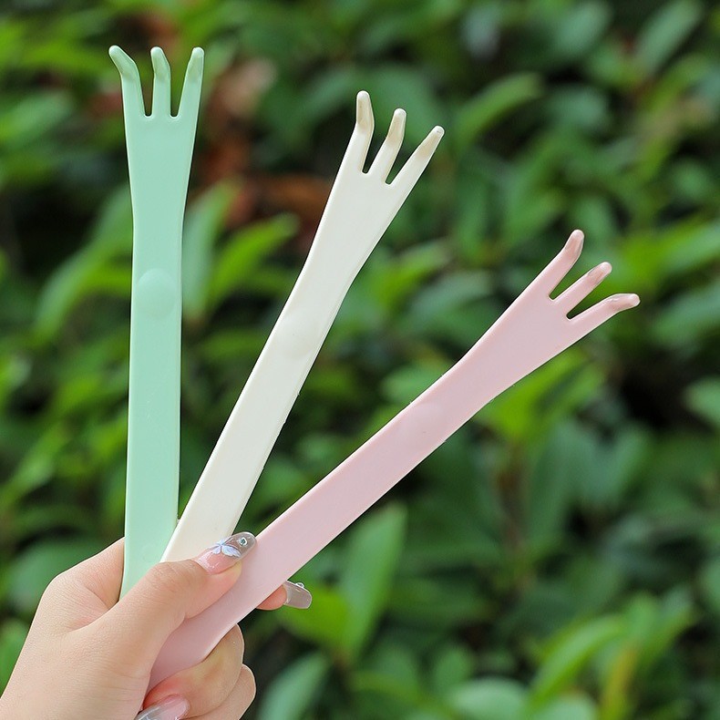 Rastrillo multifuncional especial de bonsai de doble cabeza para desherbación de suelo suelto herramienta de jardinería para plantación de maceta doméstica