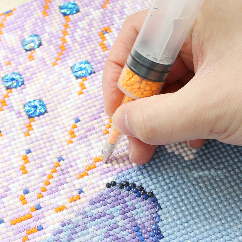 Diamond Painting New Syringe Dotting Pen Foreign Trade 5D Diamond Embroidery DIY Quick Needle Tube Manual Dotting Tool Artifact Diamond Painting New Syringe Dotting Pen Foreign Trade 5D Diamond Embroidery DIY Quick Needle Tube Manual Dotting Tool Artifact