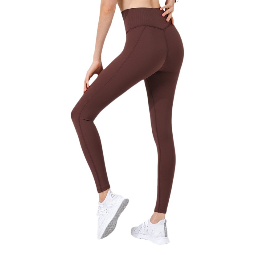 【Precio fijo】Pantalones de yoga de silicona tipo gelatina para adelgazar la cintura y levantar los glúteos, pantalones deportivos de cintura alta para uso al aire libre