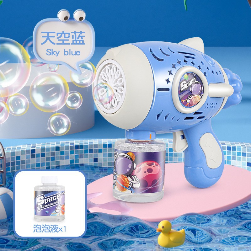 음악이 있는 럭셔리 스페이스 버블 머신(하늘색)
