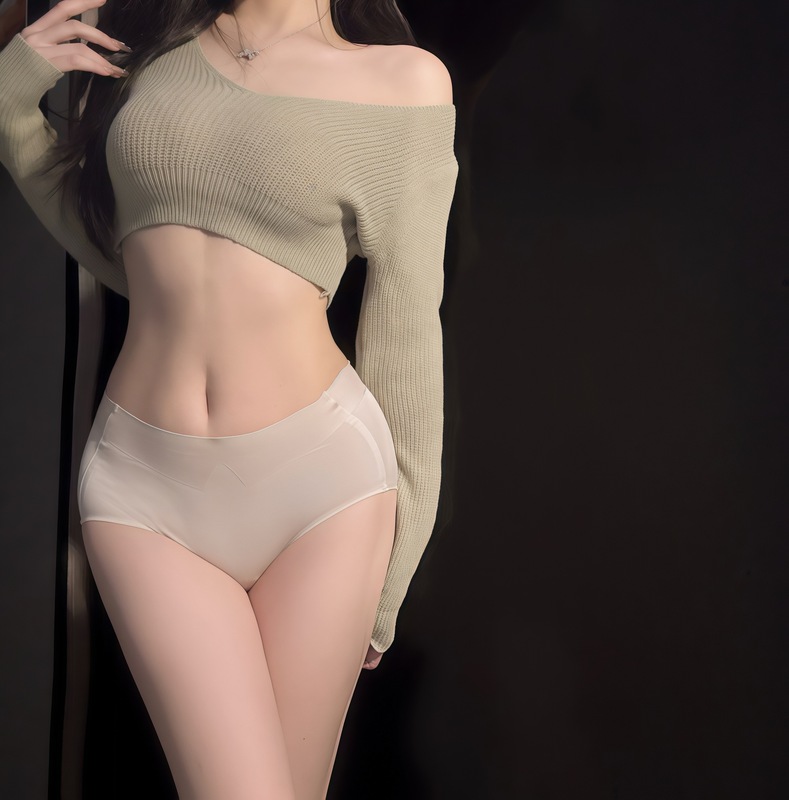 如云朵般丝滑~中高腰收腹蜜桃塑身无痕高弹不卡裆纯棉裆女生内裤|undefined