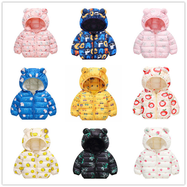 autumn demi-season cartoon children's down jacket with down for boys