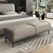 意式换鞋凳家用门口卧室极简床尾凳床榻凳长条凳衣帽间沙发凳佛山