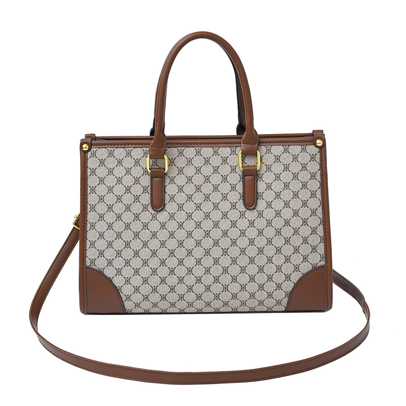 Bolso de mujer transfronterizo nuevo clásico de moda retro impresión bolso de mano de gran capacidad de viaje mochila de viaje