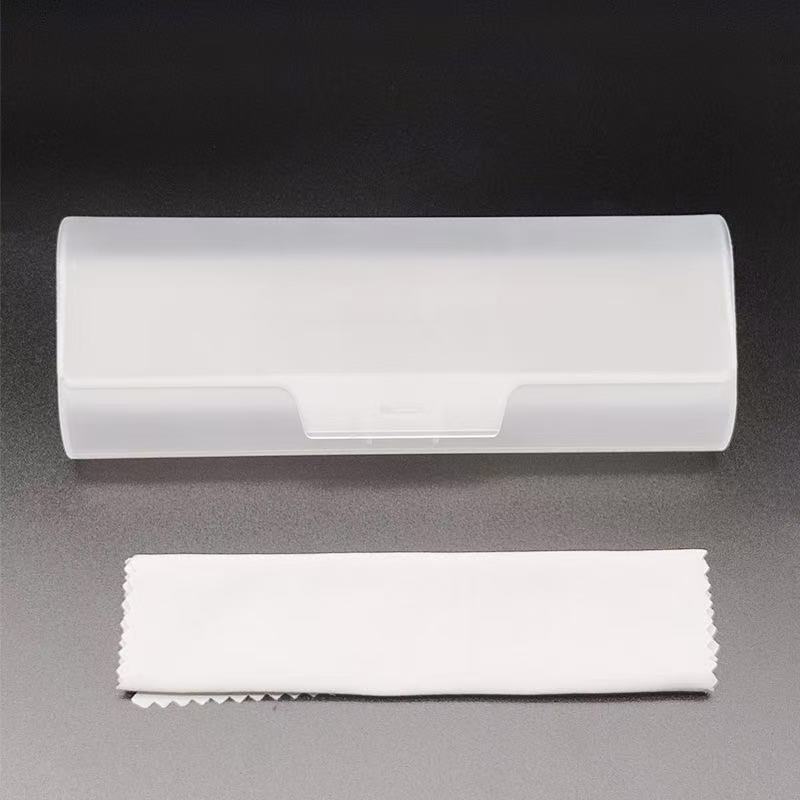 Light portable anti-blue light glasses case reading glasses hard box myopia glasses transparent plastic glasses box factory wholesale 03