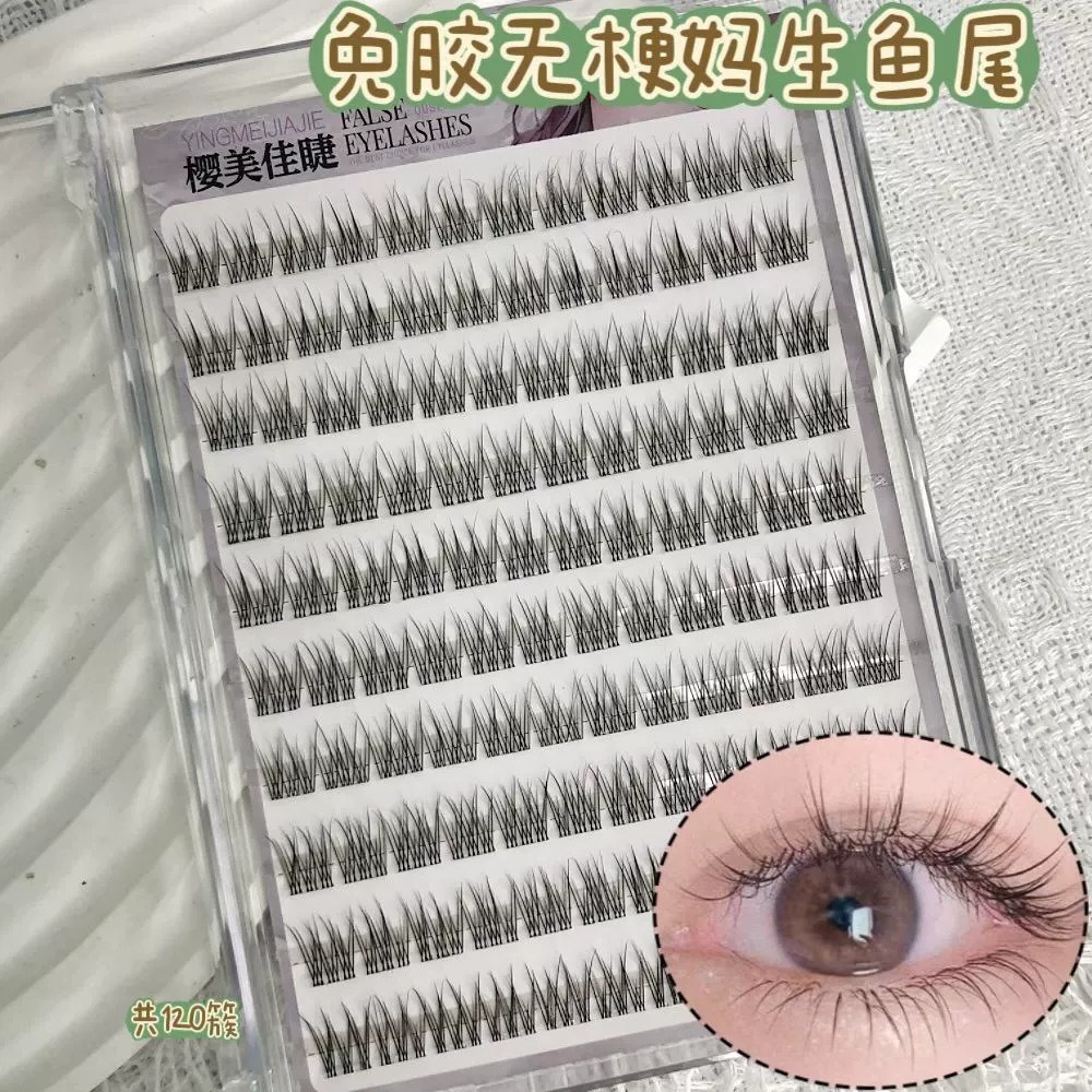 False Eyelashes, mixed capacious sets, custom European style, glue-free options