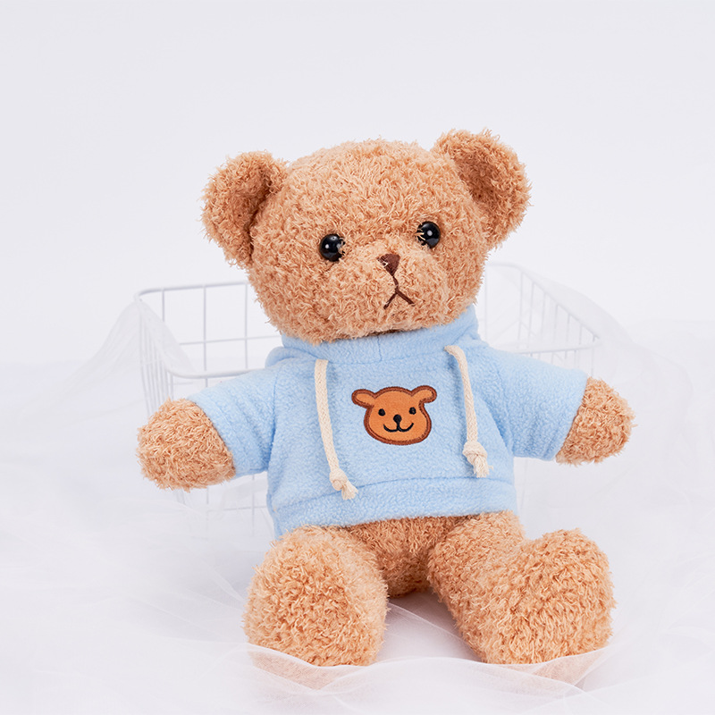 Sudadera de oso de peluche, suéter de oso, almohada de oso, muñeco de oso de peluche, juguete de peluche, logotipo de transferencia térmica