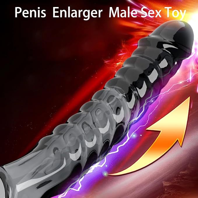 Vibrating Lock-On Penis Sleeve Extender, TPE Male Delay Sleeve, Manual Control — detail image 8