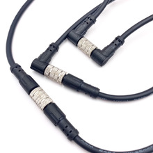 M8连接器传感器带线接近开关公母头航空插座防水连接器高柔线厂家