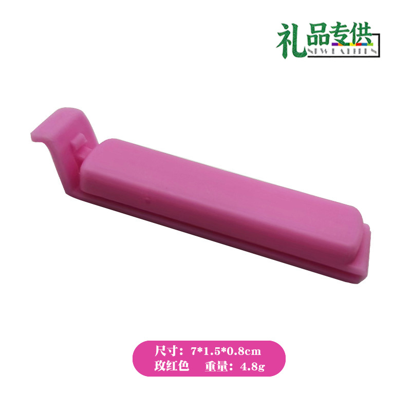Fábrica de clip de plástico en stock clip de bolsas de alimentos clip de sello de té bolsas de bocadillos clip de sello regalo