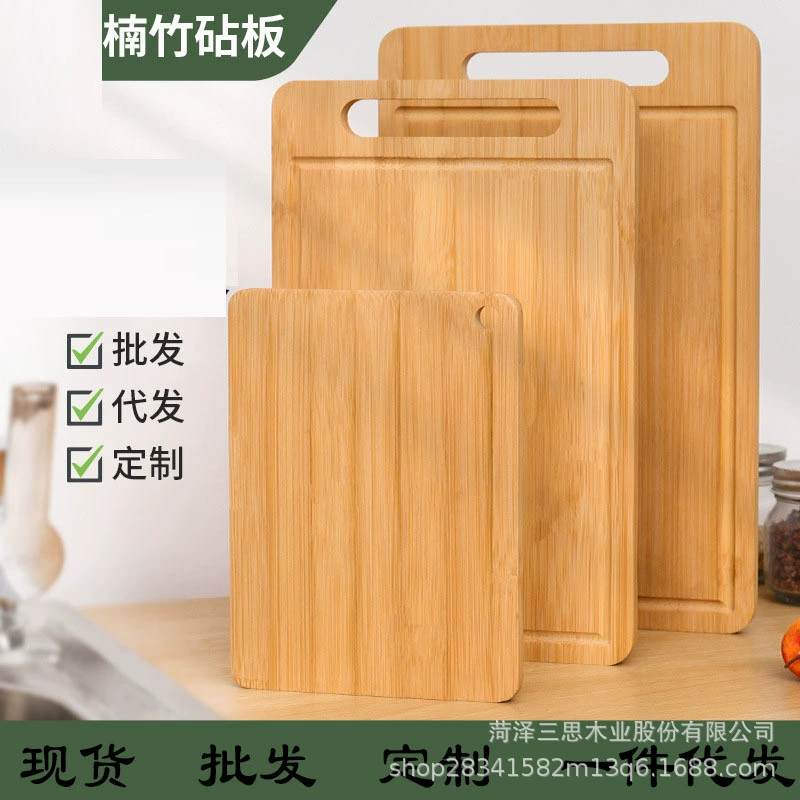 Двусторонняя bamboo разделочная доска, натуральное дерево, обратимая, размеры 20×15–34×22 см, наборная опция