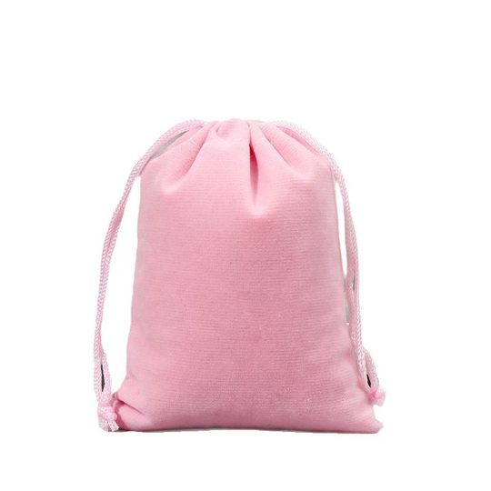 Jewelry flannel bag drawstring bag wholesale gift jewelry packaging bag printing manufacturers