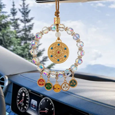 Hangzhou Lingyin Wulu God of Car hanging - five-way-god-of-wealth-pendant-transshipment-plate