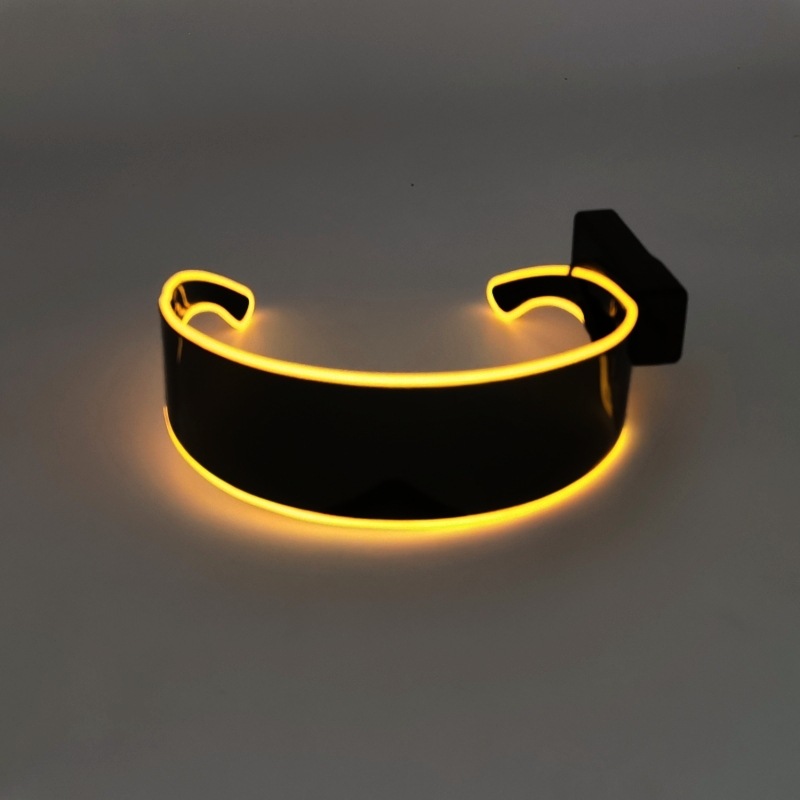 Gafas luminosas para discoteca transfronterizas de comercio exterior, divertidas, sensación tecnológica, para fotos, gafas de sol, para fiestas/bares, gafas de sol geniales image 8