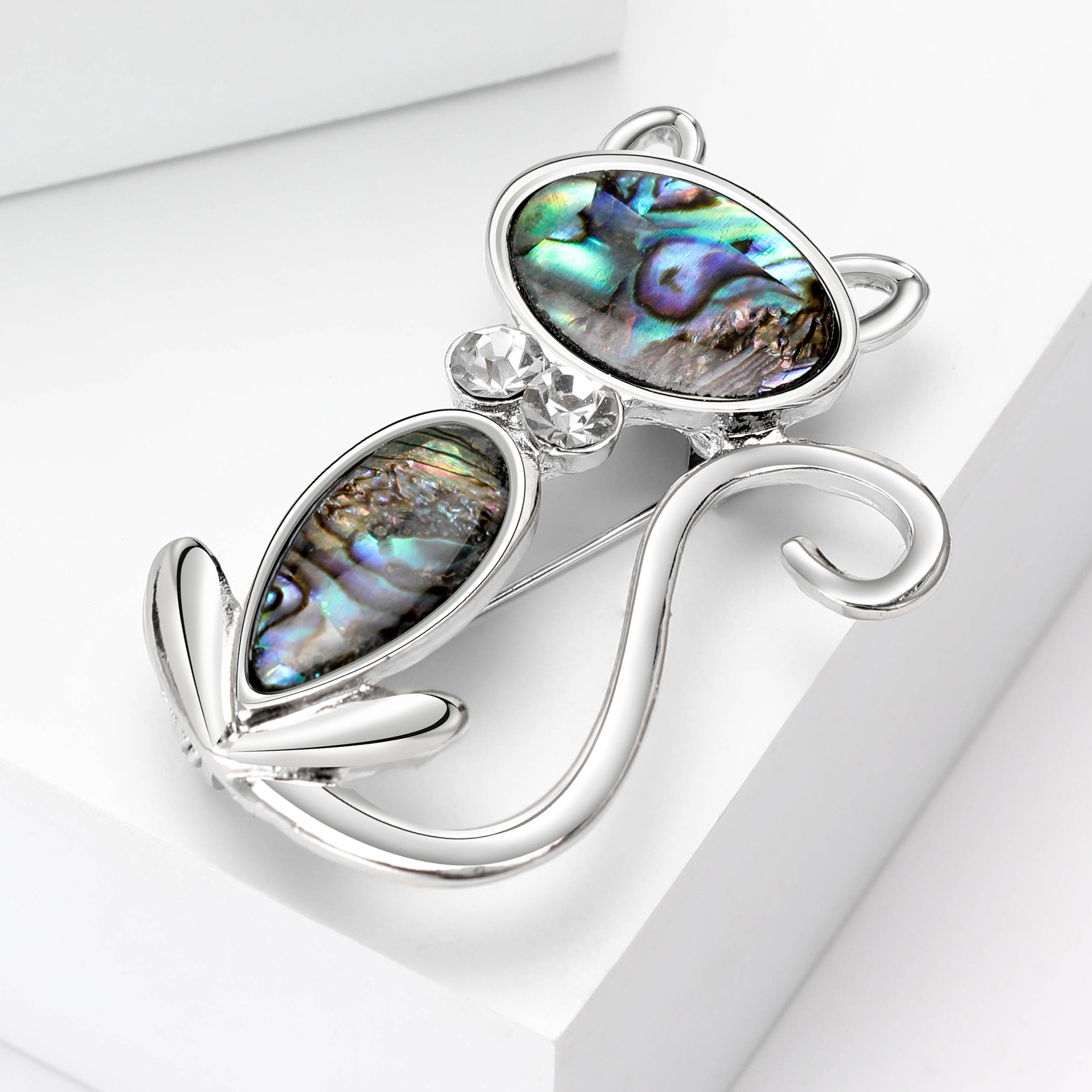 All Seasons Season Cute Pin Cat Alloy Women's Brooches