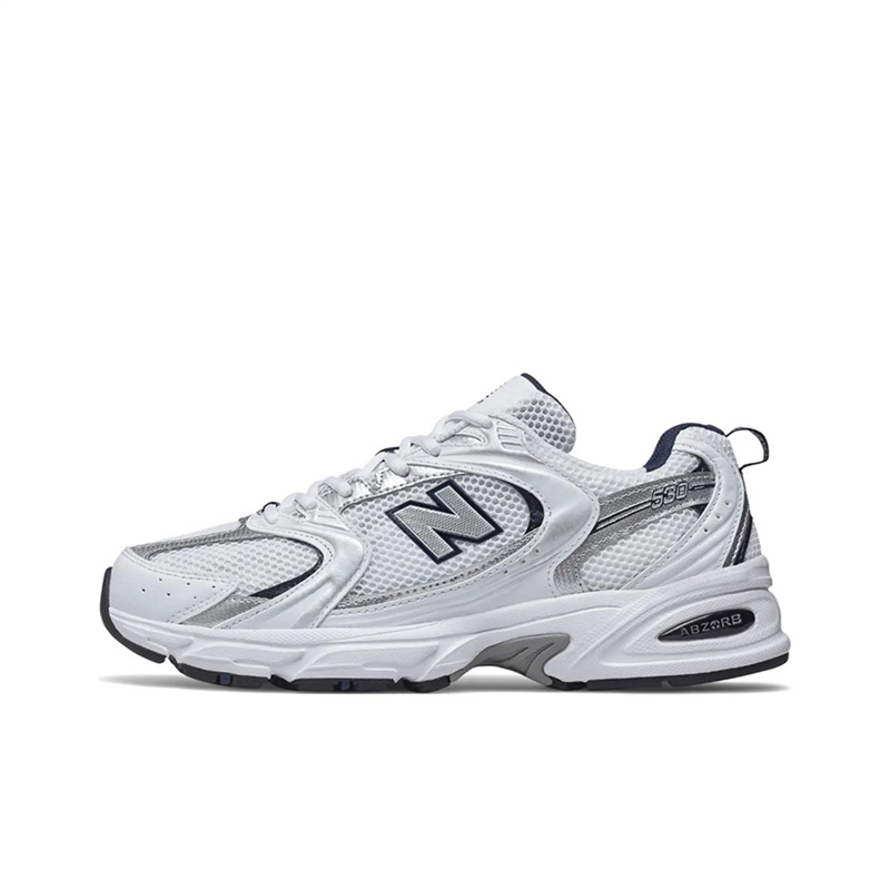 New Balance 530 idman ayaqqabısı, gümüşü-ağ, kişi və qadın üçün