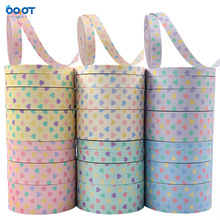 甜美小爱心压布条丝带 DIY宠物项圈牵引绳蝴蝶结礼品包装彩带织带