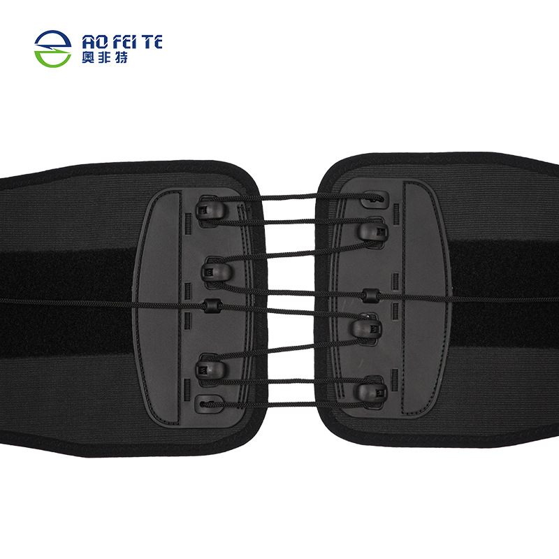 奥非特厂家拉绳滑轮护腰透气腰部固定带腰间盘突出护腰带批发护腰