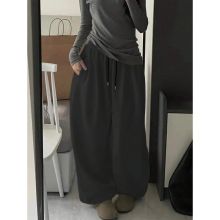 W 29138 High-waist drawstring sweatpants ���������˶���