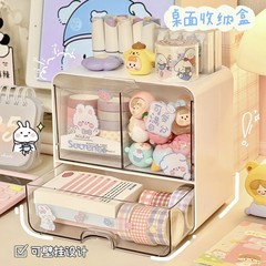 家庭用トイレ化粧綿壁掛け式収納ケースパフ綿片綿棒整理ケース寮髪飾り棚