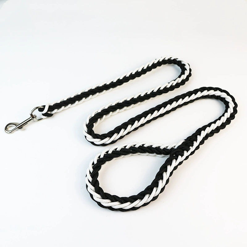 Поводок для собак (JINJIA) 8-нитевой косичка из верёвки, длина 1,3 м × 5 см, прочный для средних и крупных собак