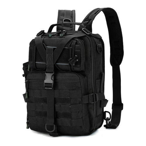 Cross-border Amazon Amazon Lure Bag Multifunctional Fishing Bag Sports Outdoor Large Chest Bag Single Shoulder Double Shoulder Backpack