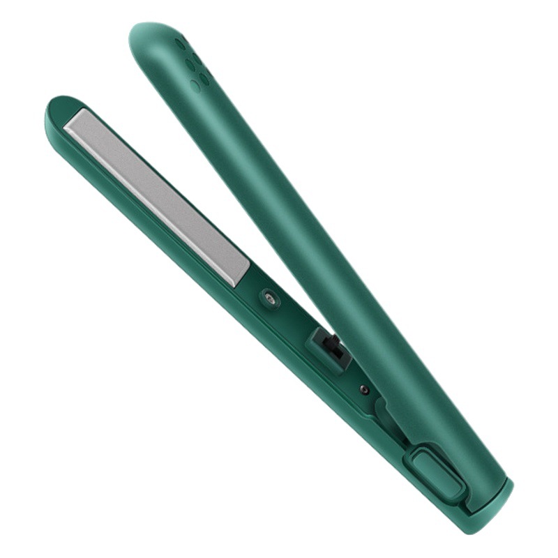 Plancha y Rizador de Cabello USB Transfronterizo, Mini Inalámbrico Portátil de Doble Uso para Dormitorios Estudiantiles