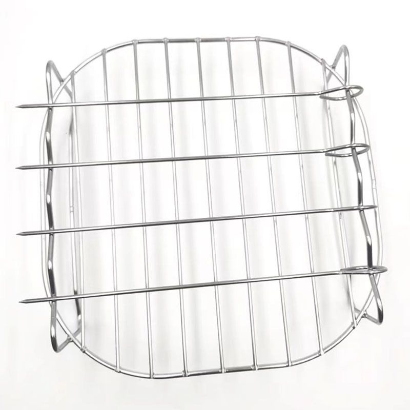 Accesorios para freidora de aire, rejilla doble de vapor y parrilla universal
