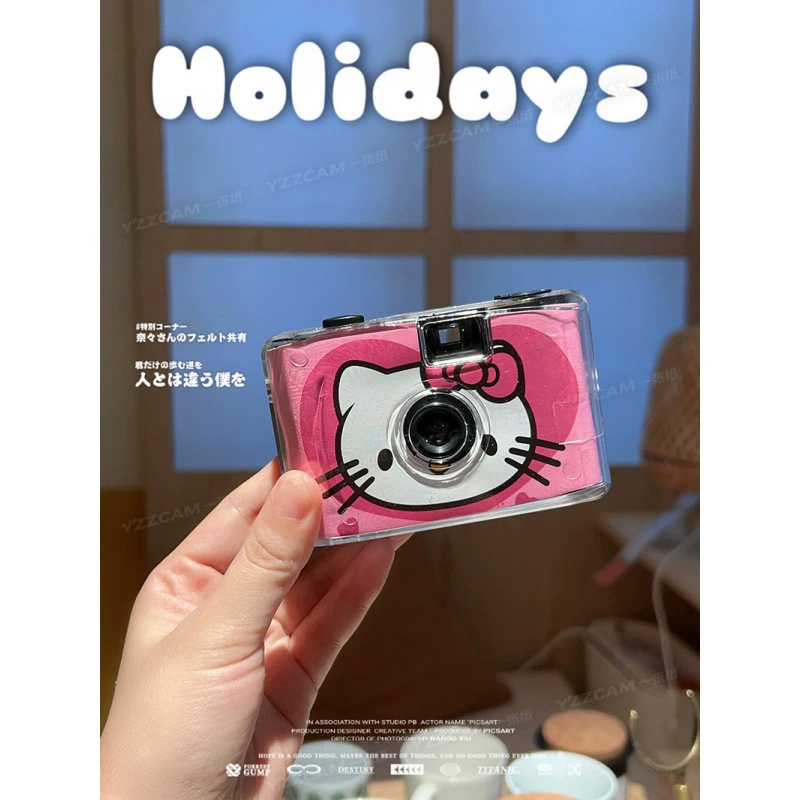 Polaroid, небольшая ретро водонепроницаемая камера бренда для учащихся начальных классов, подарок на день рождения