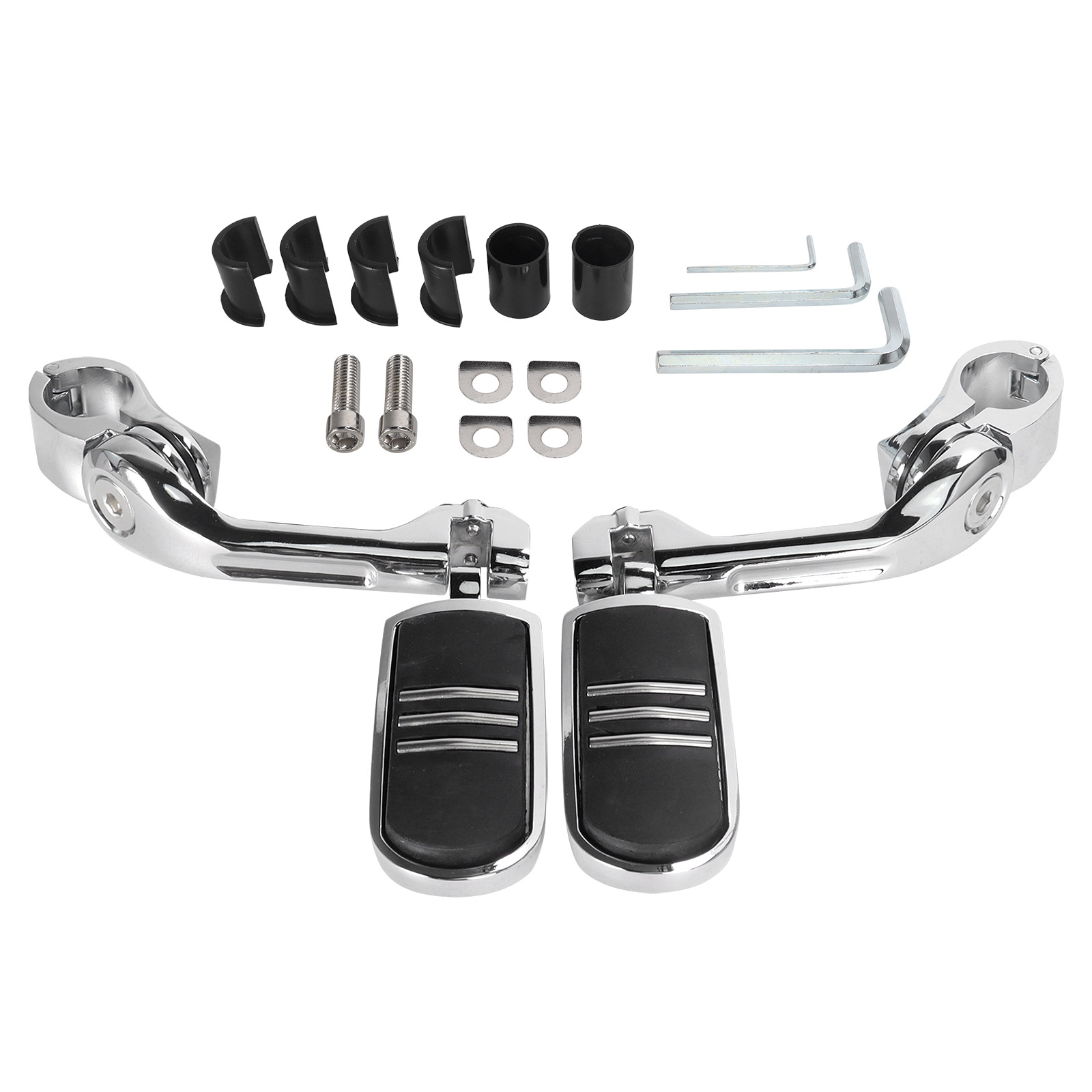 Suitable for Harley Road King Street Glide Modified Aluminum Alloy Footrests Motorcycle Modification Parts