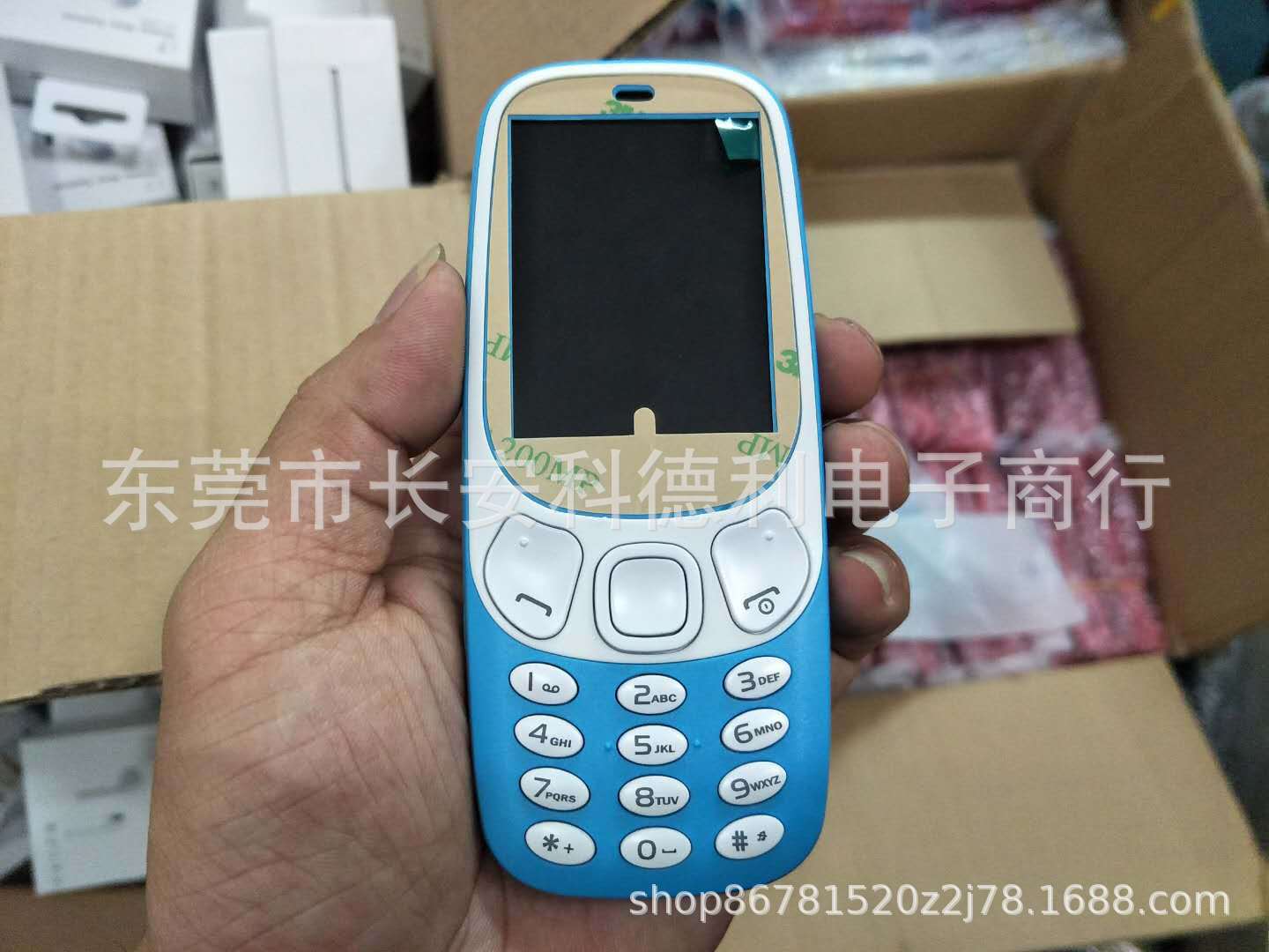 生产3310手机 2.4屏直板多国语言外贸手机 批发BM10 6310外文手机