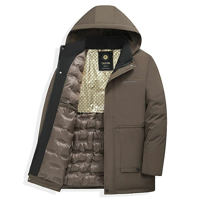 Зимние куртки для мужчин бизнес-отдых теплая хлопчатобумажная одежда