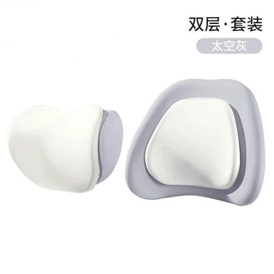 Waist support Foam Cushion, Neck Protection, Car Seat - space-gray-headrest-lumbar-support