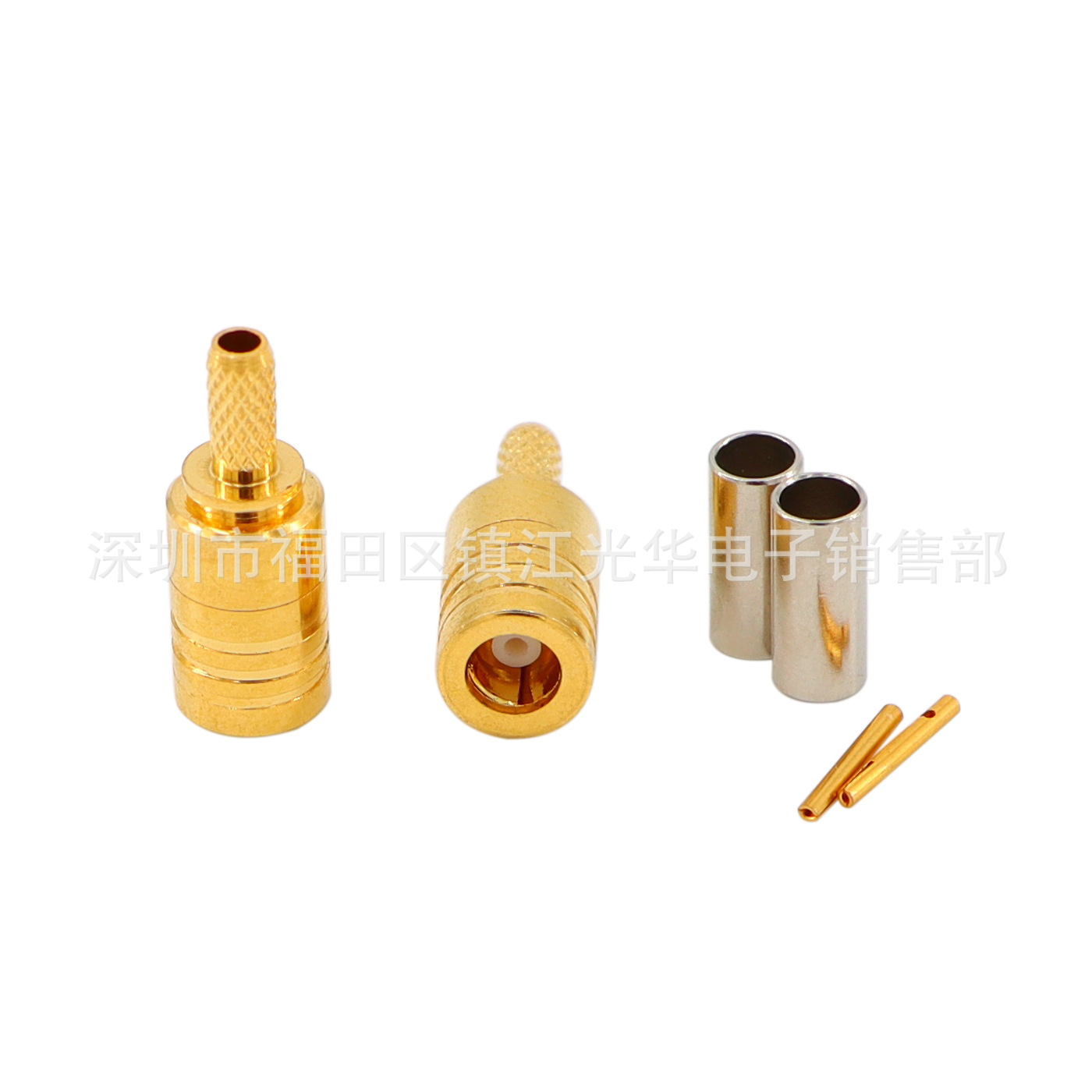 射频同轴连接器SMB母头50欧姆接RG316 RG174 LMR100线   SMBK-1.5