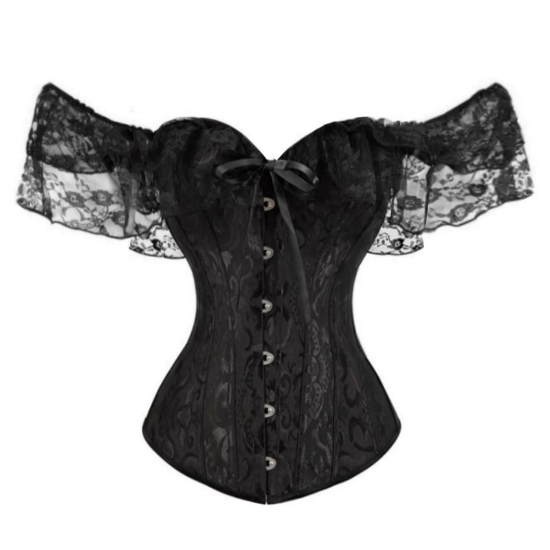 European and American Hot-Selling Court-Style Corsets, Lace Sexy Shawl Corsets, Corset Shapewear, Wholesale in Stock