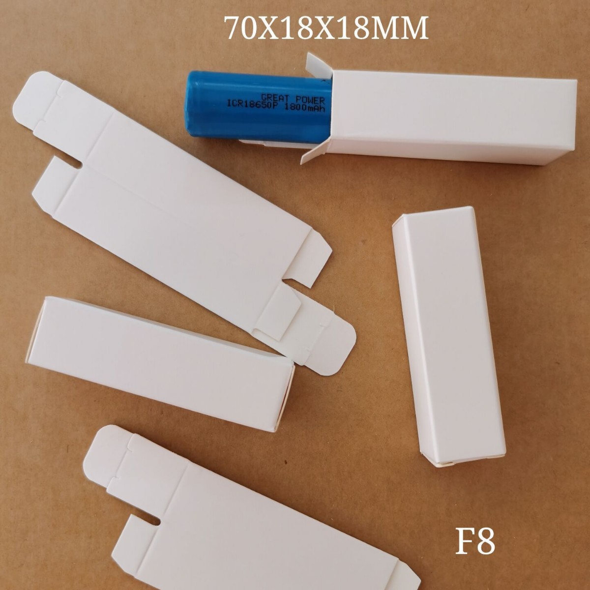 现货18650电池盒出口电池包装盒手机电池盒白纸盒各种包装盒现货