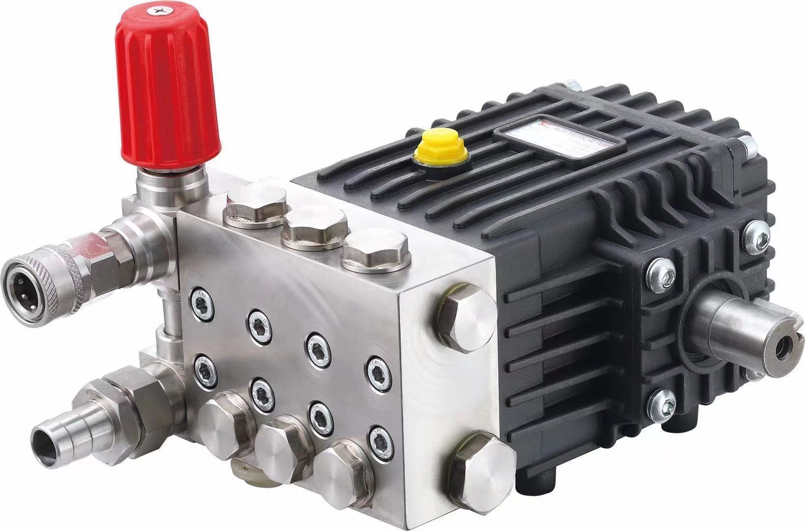 黑鲨超高压清洗机泵头不锈钢泵臭氧消毒耐100度热水高压过火碱