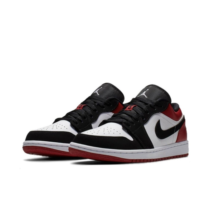 純粋なオリジナル AJ1 白黒青つま先ロートップトレンディなバスケットボールシューズキャンパス男性と女性の多用途カジュアルスポーツスケートボードシューズ|undefined