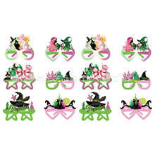 现货新款魔法坏女巫主题纸质眼镜生日派对搞怪拍照道具装饰