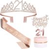 Birthday Digital Crown Shoulder River Crown Suppleration Birthday Gift Accessories Foreign Trade Supply Party Dance