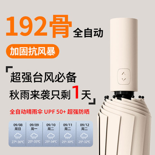 Umbrella for Students Windproof and Rainstorm Protection Umbrella Automatic Large Folding Umbrella Advanced Sense Sun Umbrella for Women Sunscreen and UV Protection