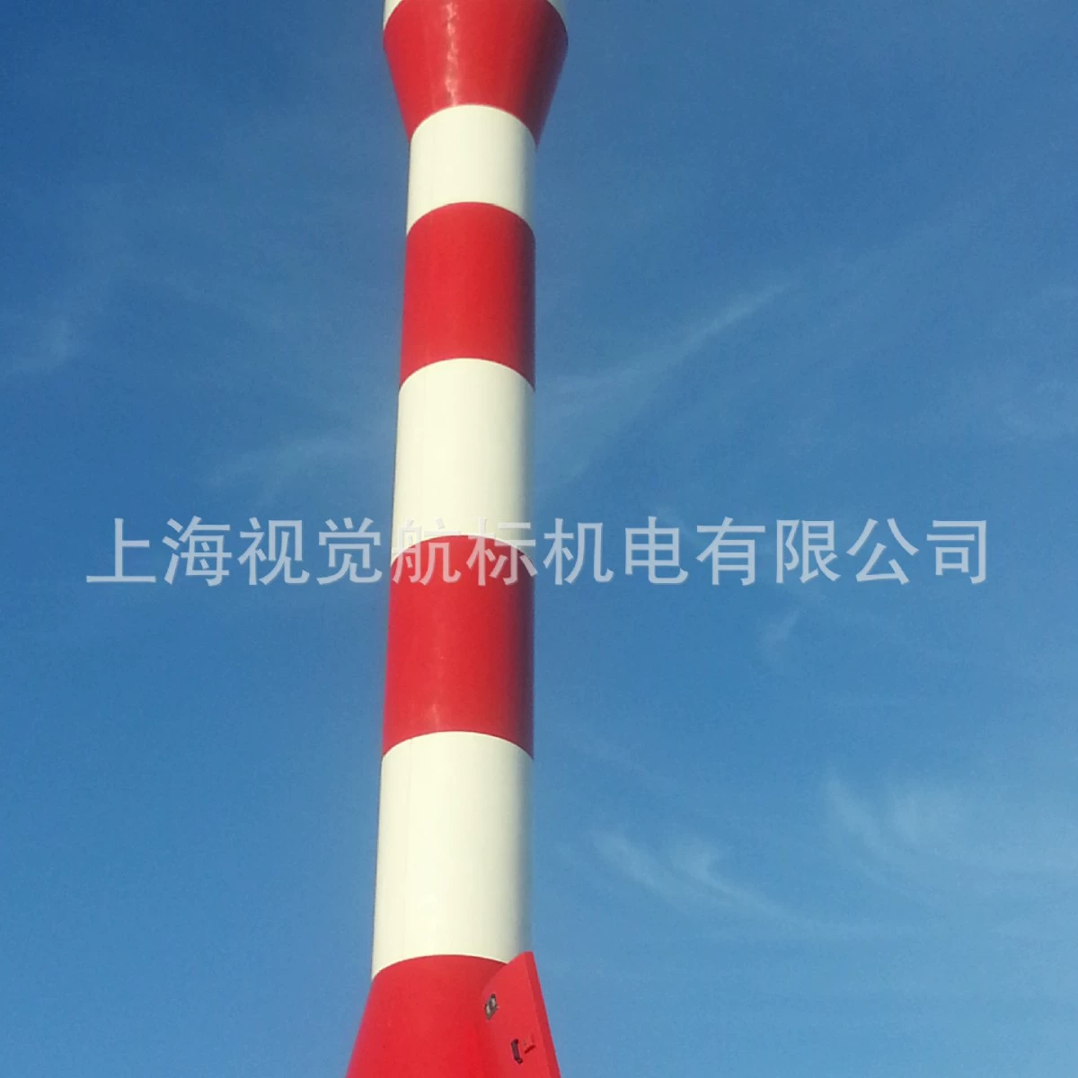 Стеклопластиковый столб освещения с защитой от столкновений