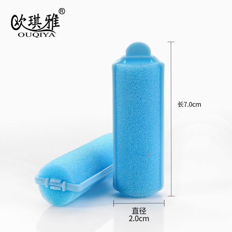 Rollo de pelo de nylon con dientes rollo de pelo esponja rollo de sueño