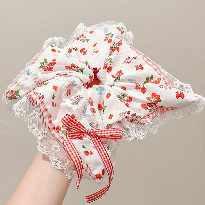 Estilo pastoral francés, diadema de intestino grueso, accesorios para el cabello dulce de alta calidad para mujer, cuerda para la cabeza, nueva cuerda para el cabello de todo fósforo, banda elástica alta