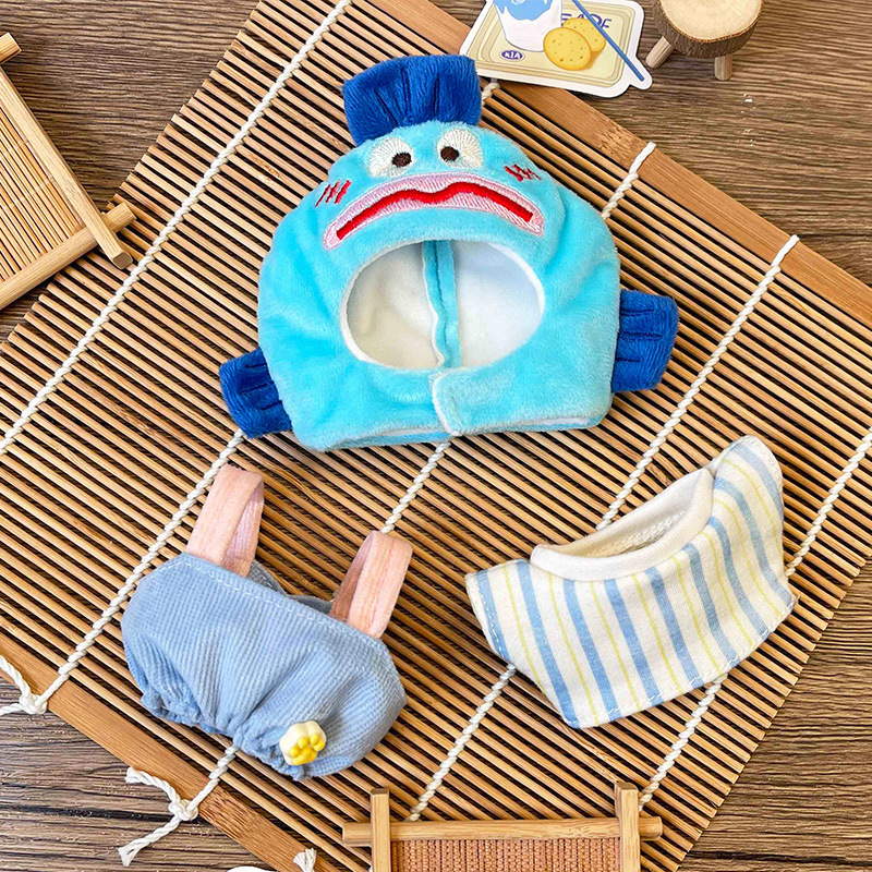 仅衣服适用于17cm拉布布labubu娃衣一二三代可穿衣服换装着替服装|undefined