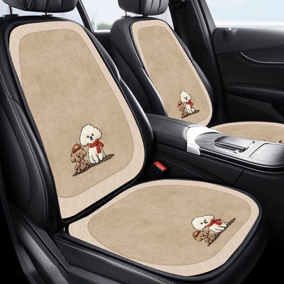 Cool pad – car seat cushions, suitable - two-puppies-1-backrest-1-seat-cushionsuitable-for-both-driver-and-passenger-seats